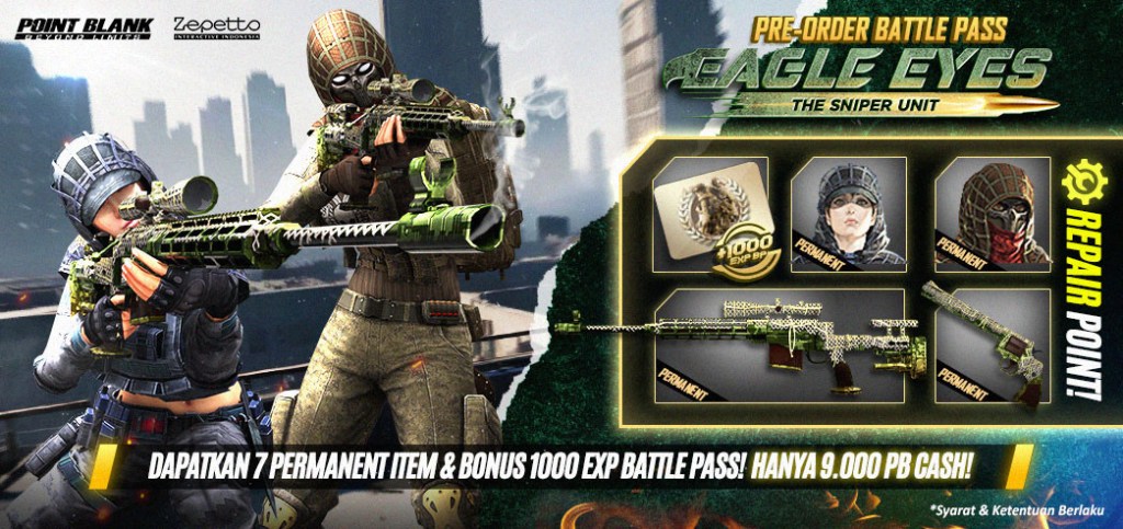 Point Blank perkenalkan Battle Pass bertema Military&nbsp;Sniper
